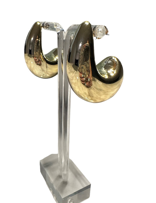 Large Tear Droplet Earrings