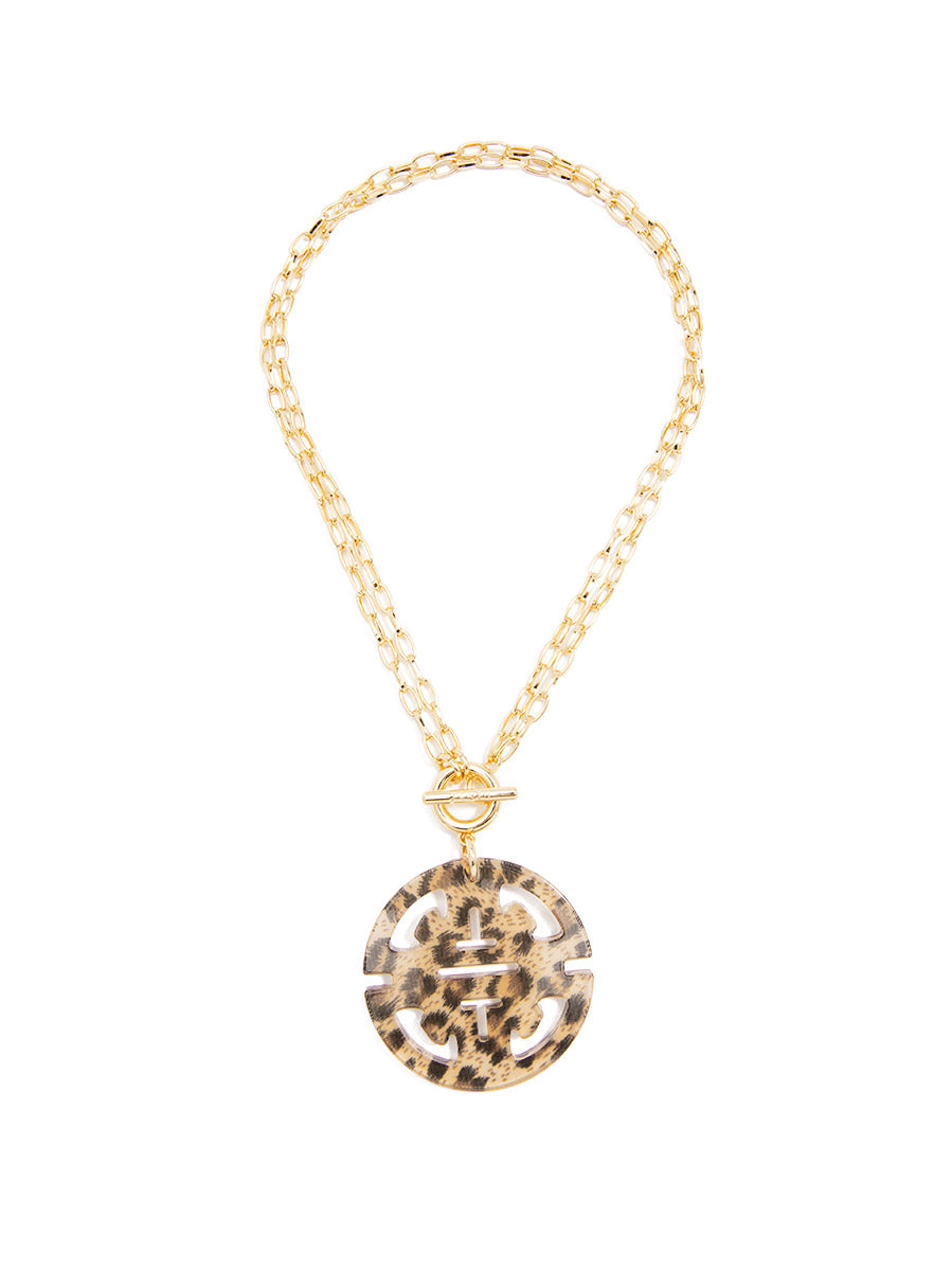 Traveling Resin Pendant Necklace