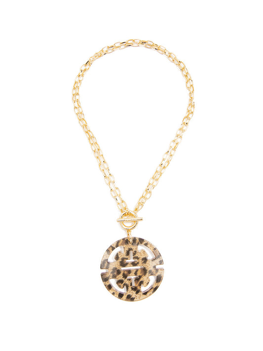 Traveling Resin Pendant Necklace