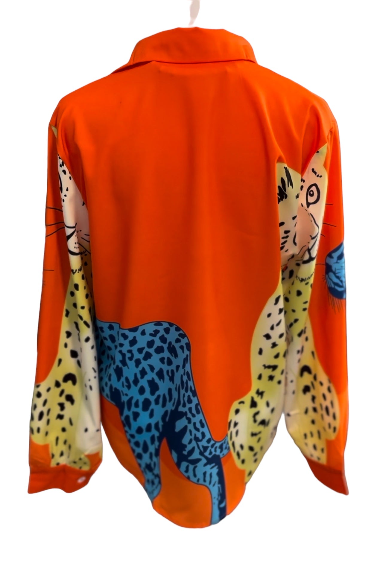 Leopard Print Button Shirt