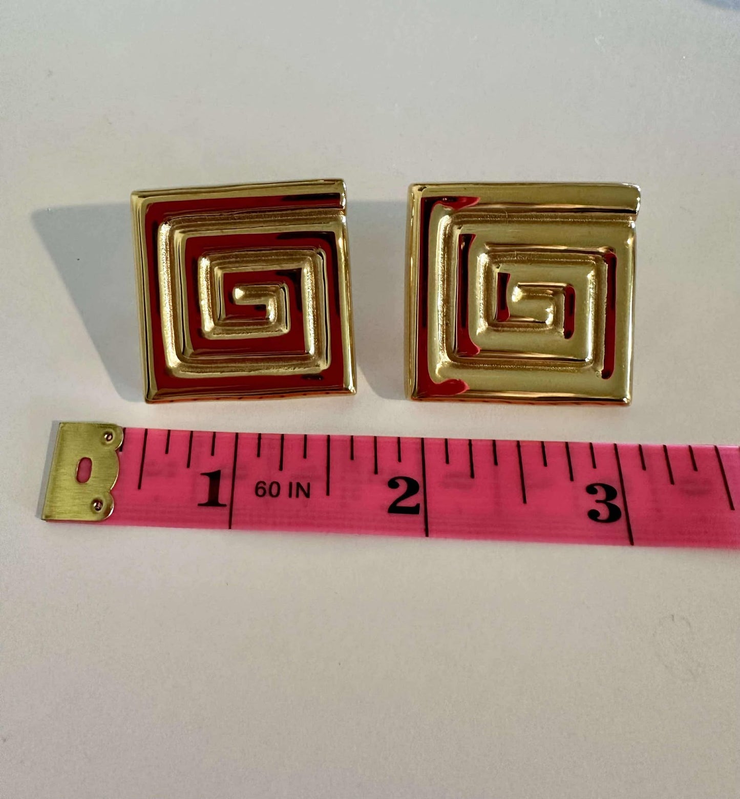 Maze Gold Earrings