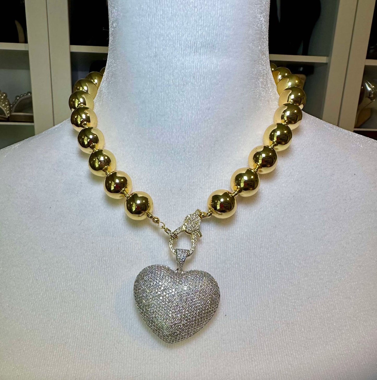 Shiny Heart Necklace