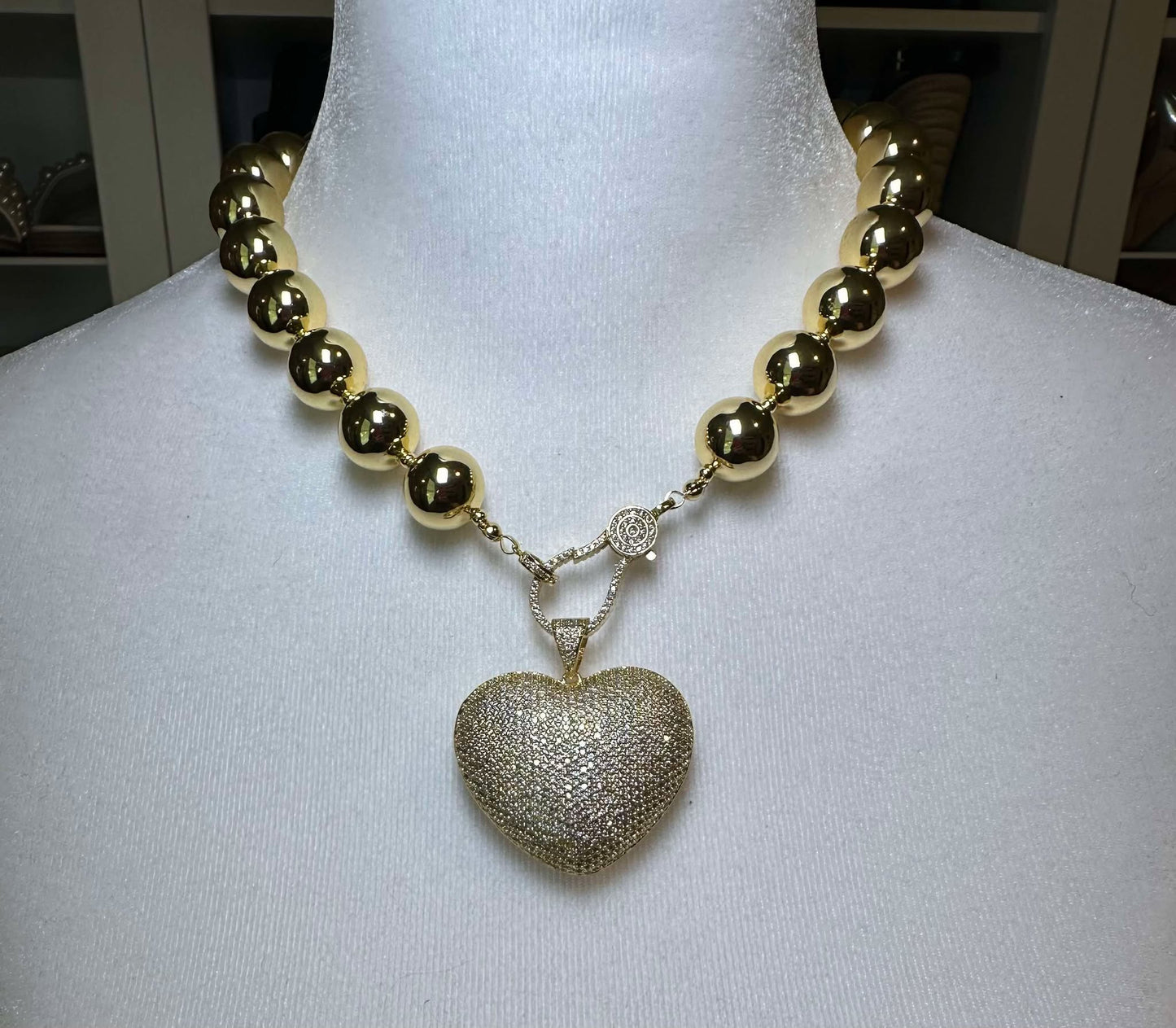 Shiny Heart Necklace