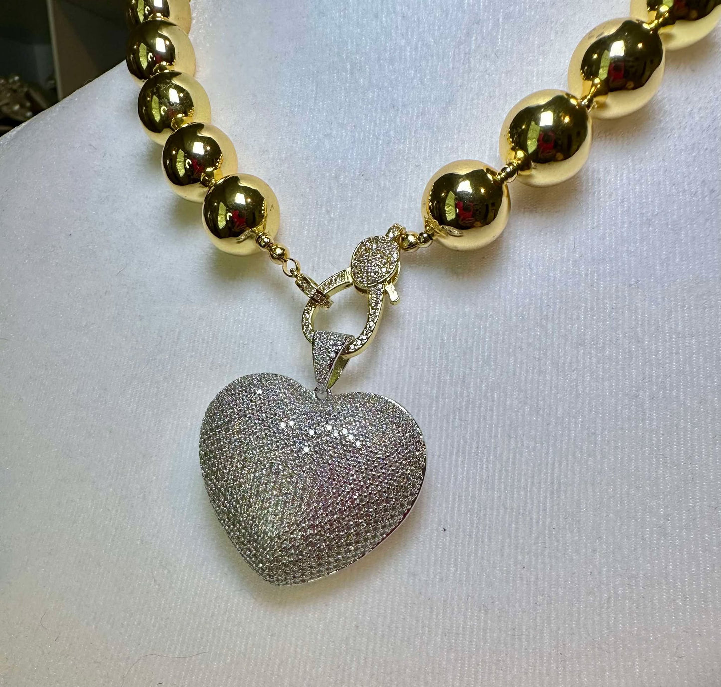 Shiny Heart Necklace