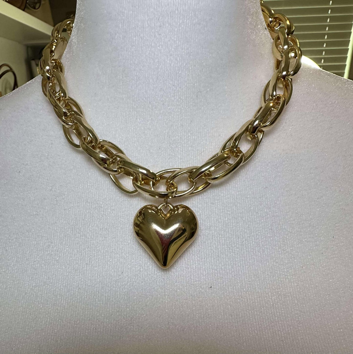 Gold Heart Necklace