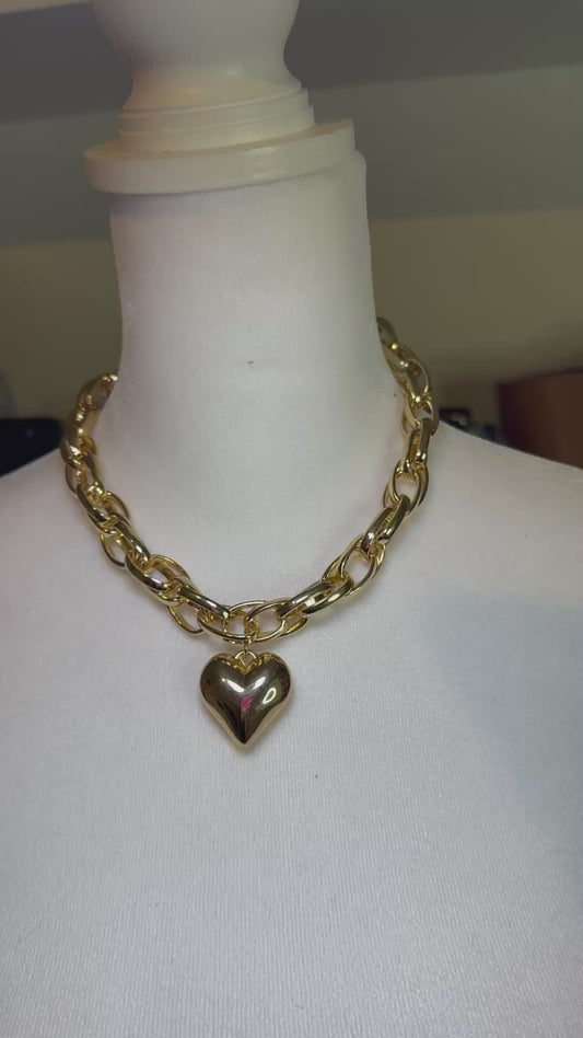 Gold Heart Necklace