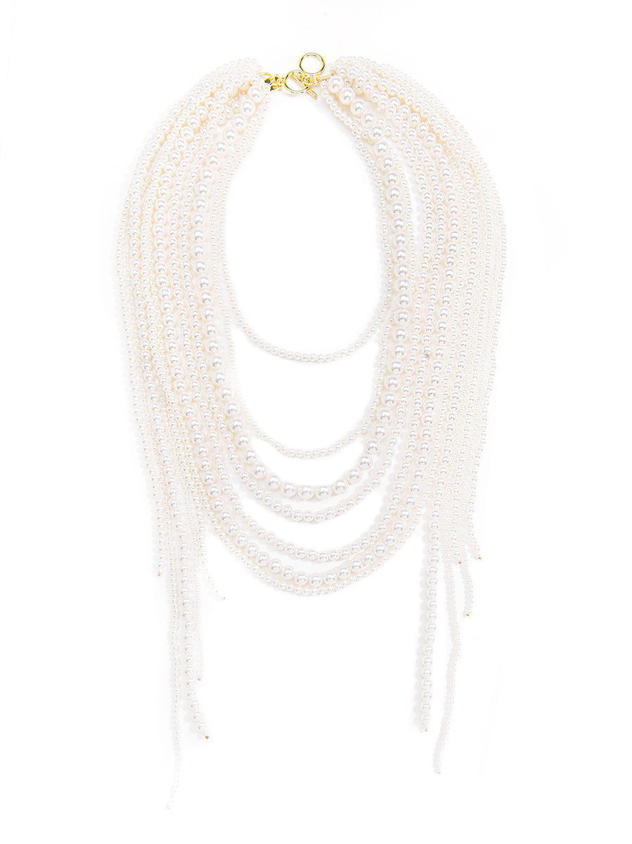 Multistrand Pearl Necklace